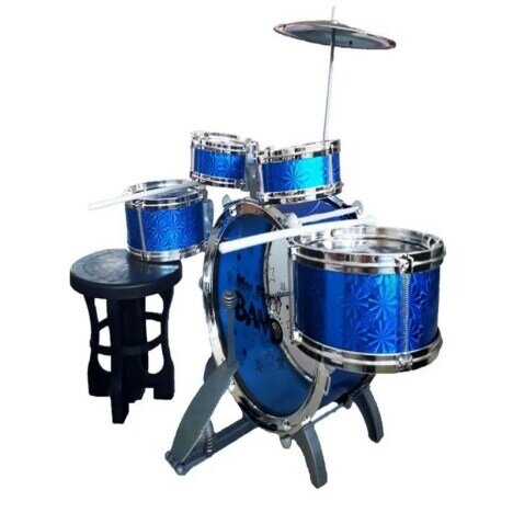 Set de Tobe cu Scaunel pentru Copii Jazz Drum