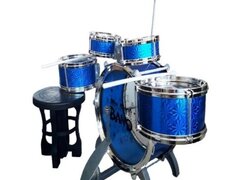 Set de Tobe cu Scaunel pentru Copii Jazz Drum